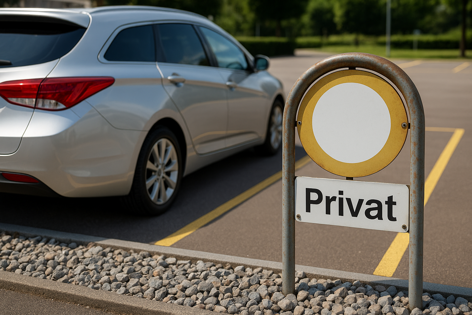 Falschparker abschleppen Zürich - Privatparkplatz Falschparker entfernen